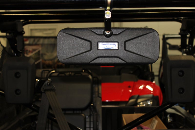 Maverick Deluxe 12" wide X 4.5" tall Rear View Mirror Fits Honda Pioneer 1,000 Model UTVs - Image 2